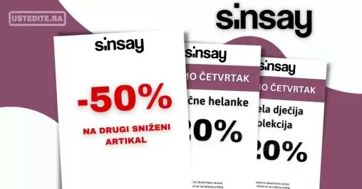 Sinsay BIH SUPER SNIŽENJE