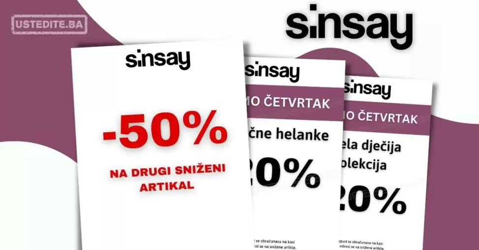 Sinsay BIH SUPER SNIŽENJE