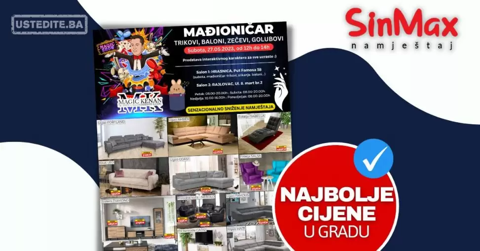 Sinmax NAJBOLJE CIJENE u gradu