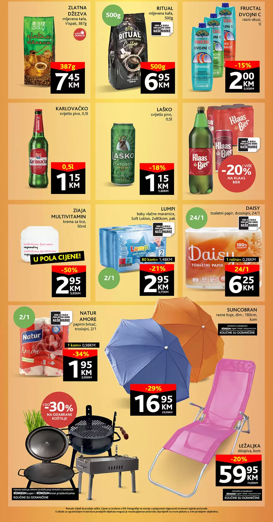 Konzum vikend akcija 25-28.5.2023.