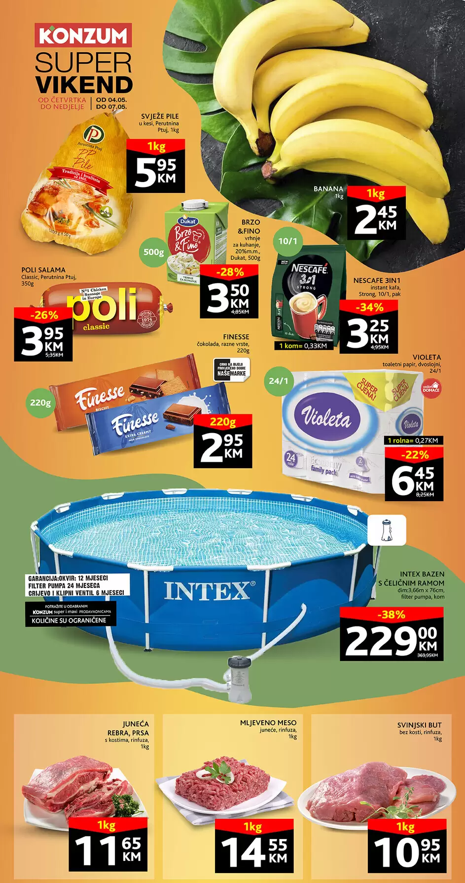 Konzum vikend akcija 4-7.5.2023. 