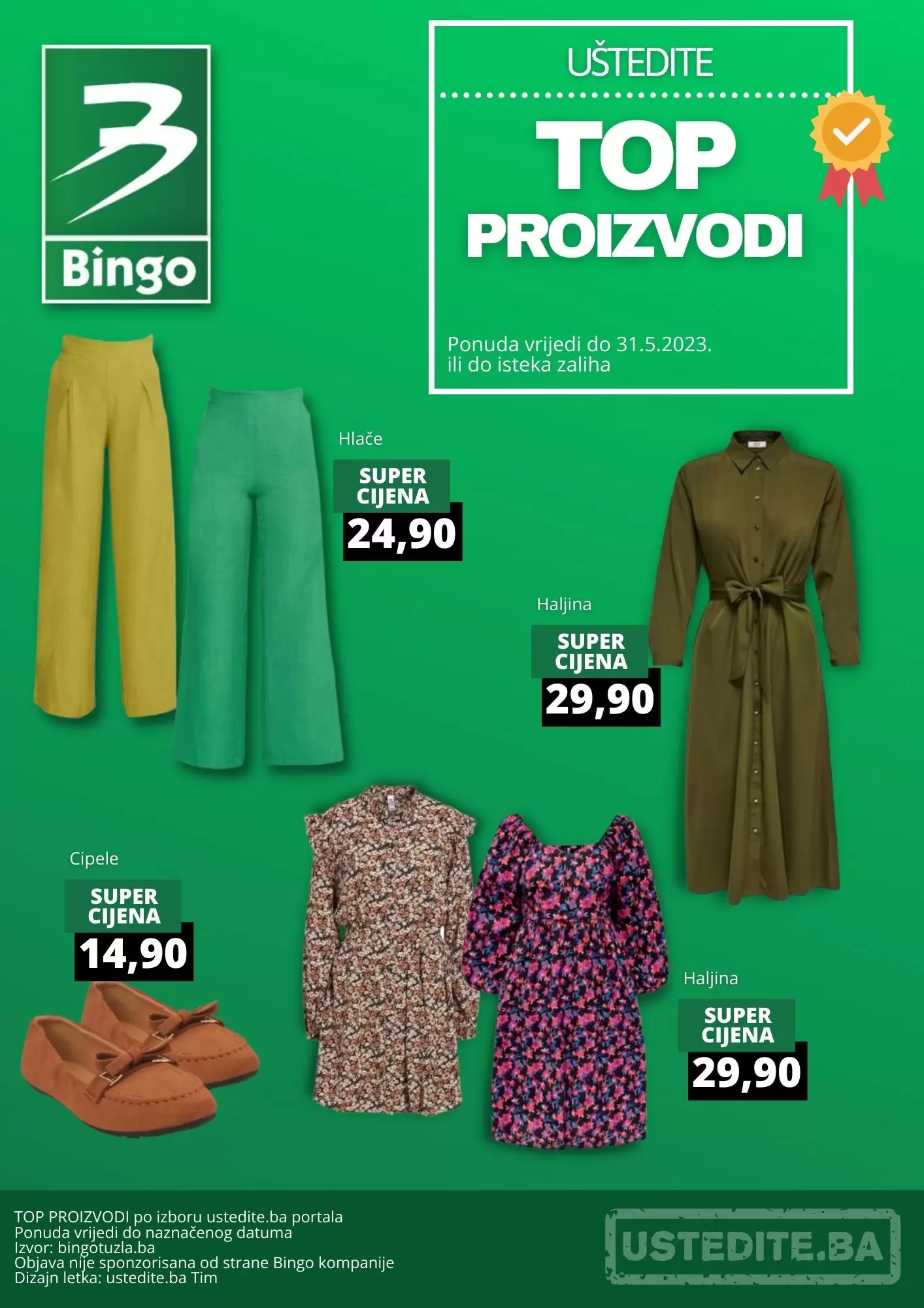 Bingo TOP PROIZVODI - akcijaa do 31.5.2023.