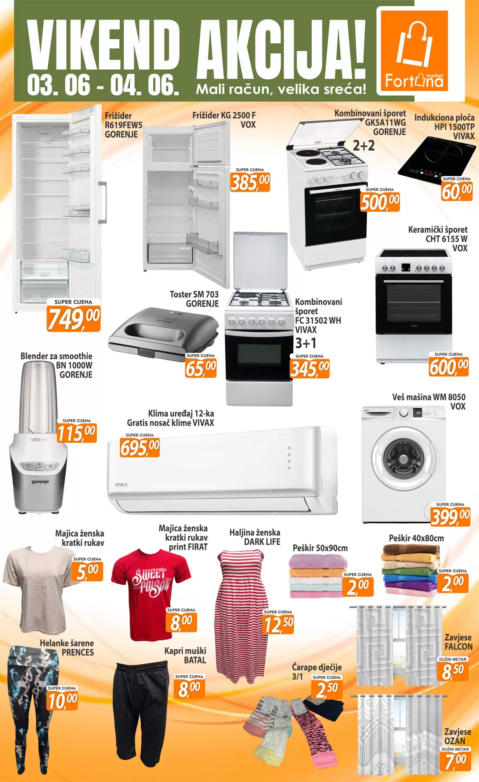 Fortuna vikend akcija