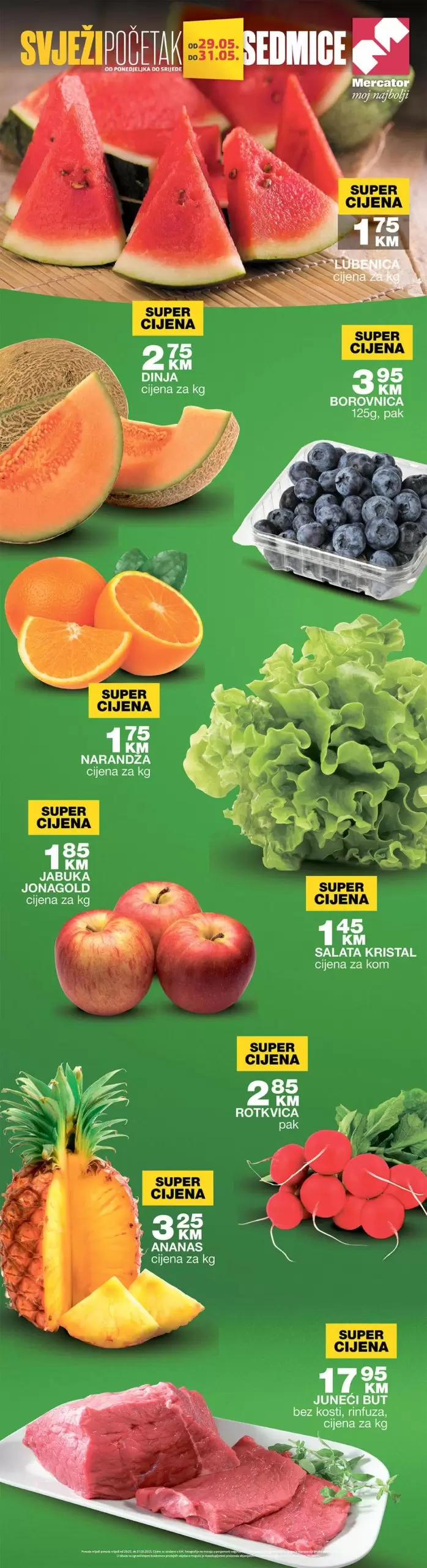 Mercator akcija SVJEŽA PONUDA