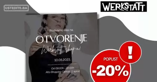 Werkstatt otvara svoja vrata u Alta Shopping Centru