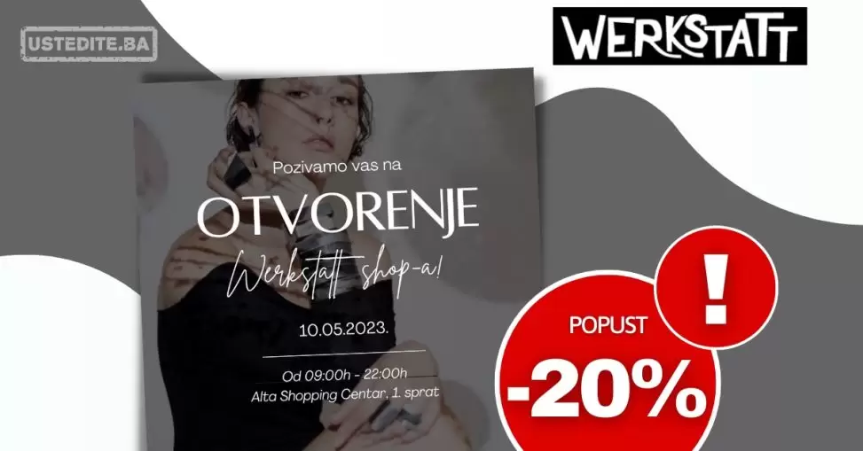 Werkstatt otvara svoja vrata u Alta Shopping Centru