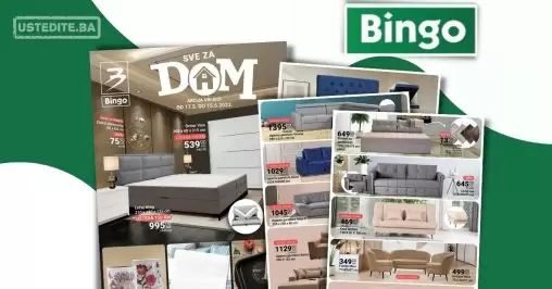 Bingo NAMJEŠTAJ "Sve za dom" 17.5-15.6.2023.