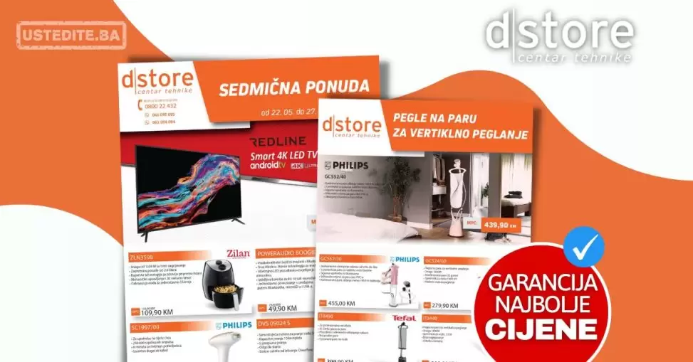 Dstore CENTAR TEHNIKE sedmična ponuda 22-27.05.2023.