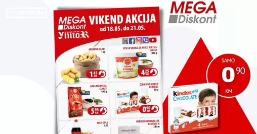 Mega Diskont vikend akcija 18-21.5.2023.