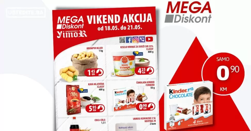 Mega Diskont vikend akcija 18-21.5.2023.