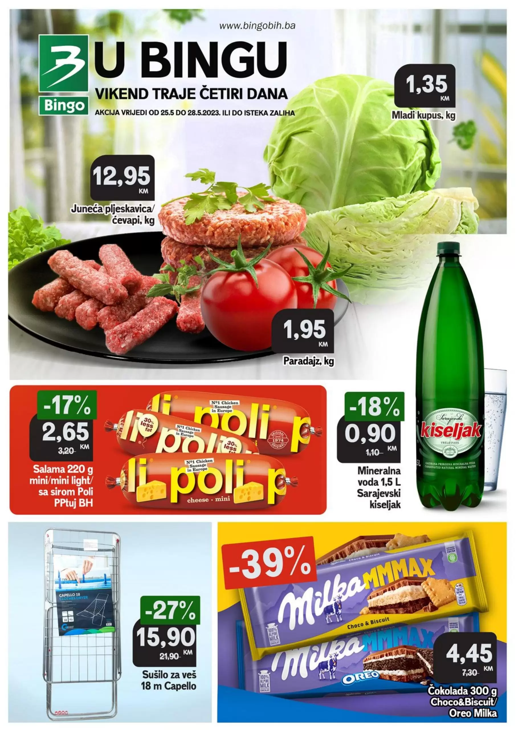 Bingo vikend akcija 25-28.5.2023.