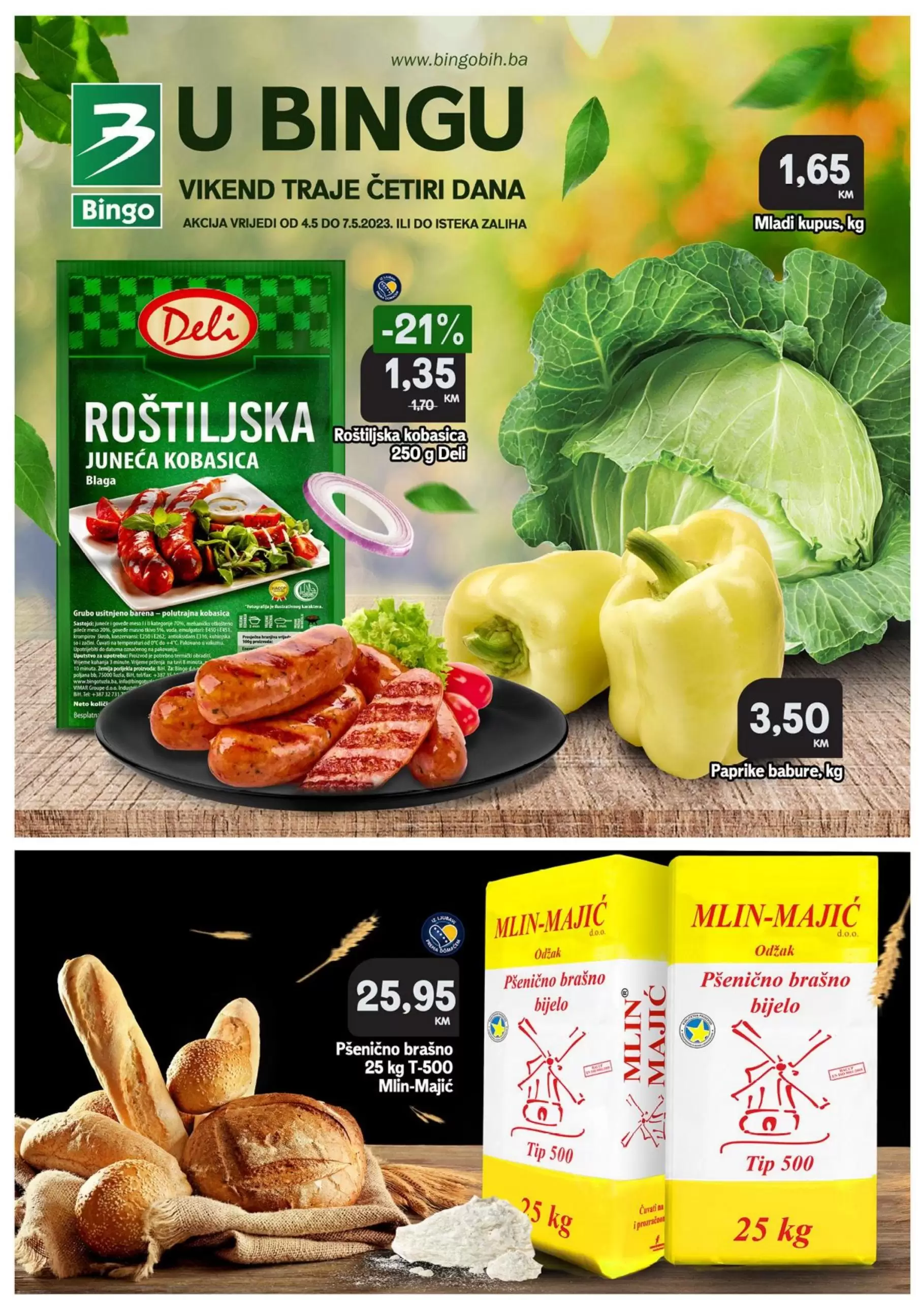 Bingo vikend akcija 4-7.5.2023. 