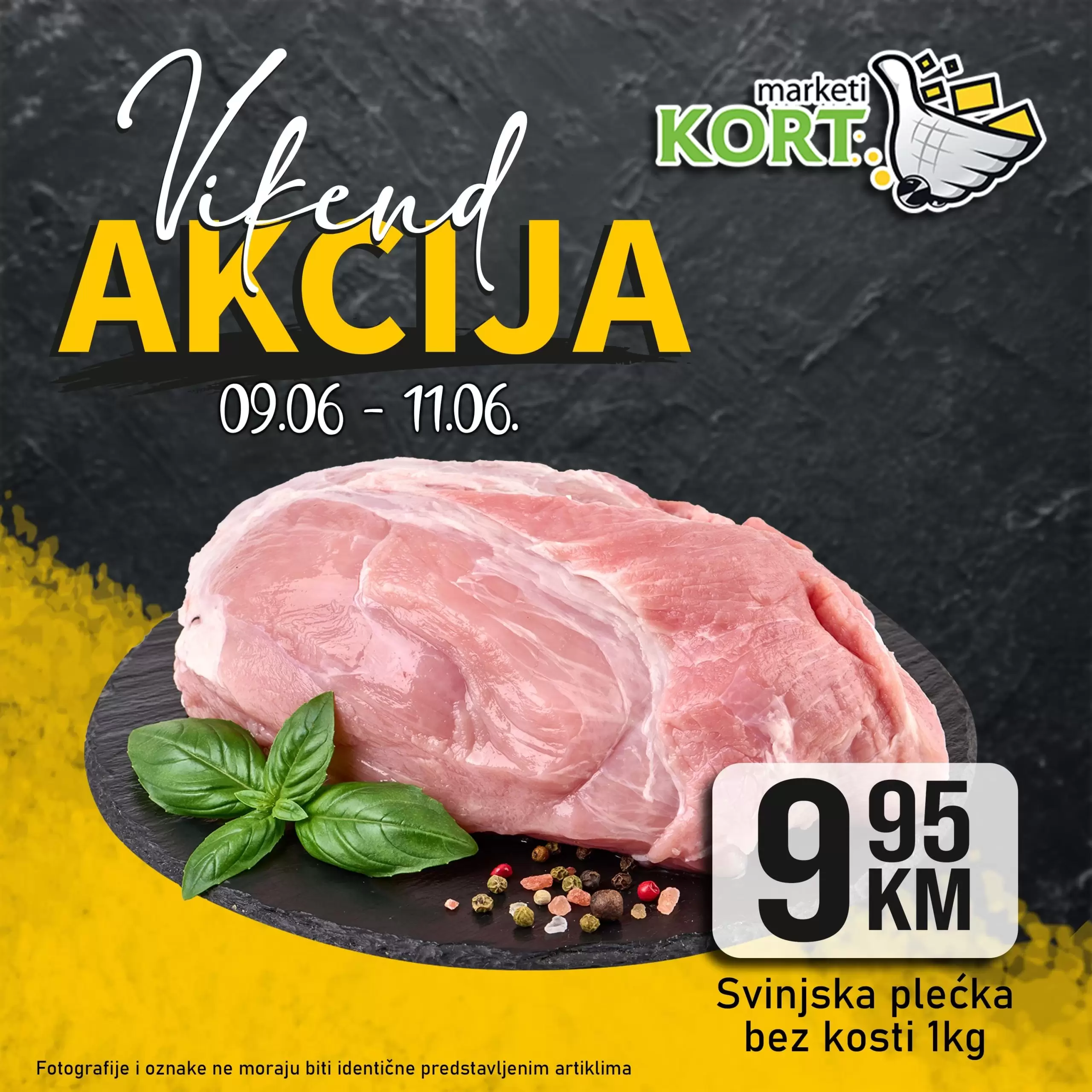 Kort vikend akcija 9-11.6.2023.