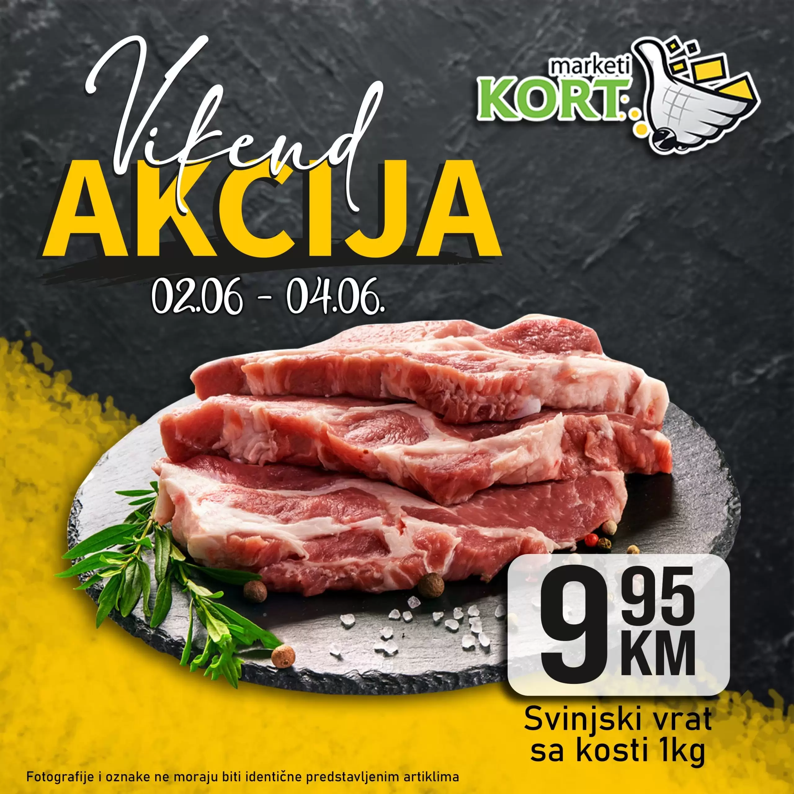 Kort vikend akcija 2-4.6.2023. 