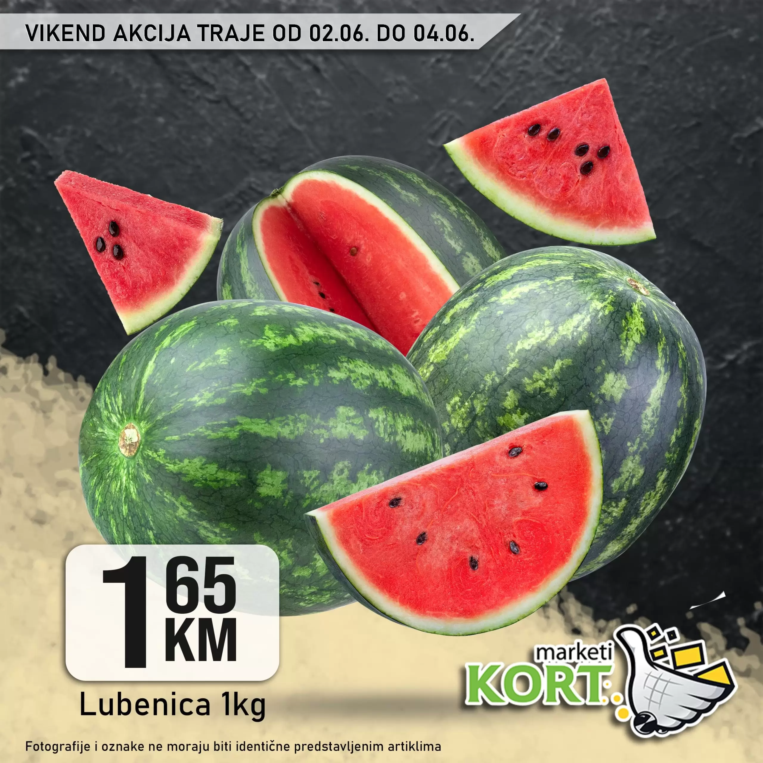 Kort vikend akcija 2-4.6.2023. 