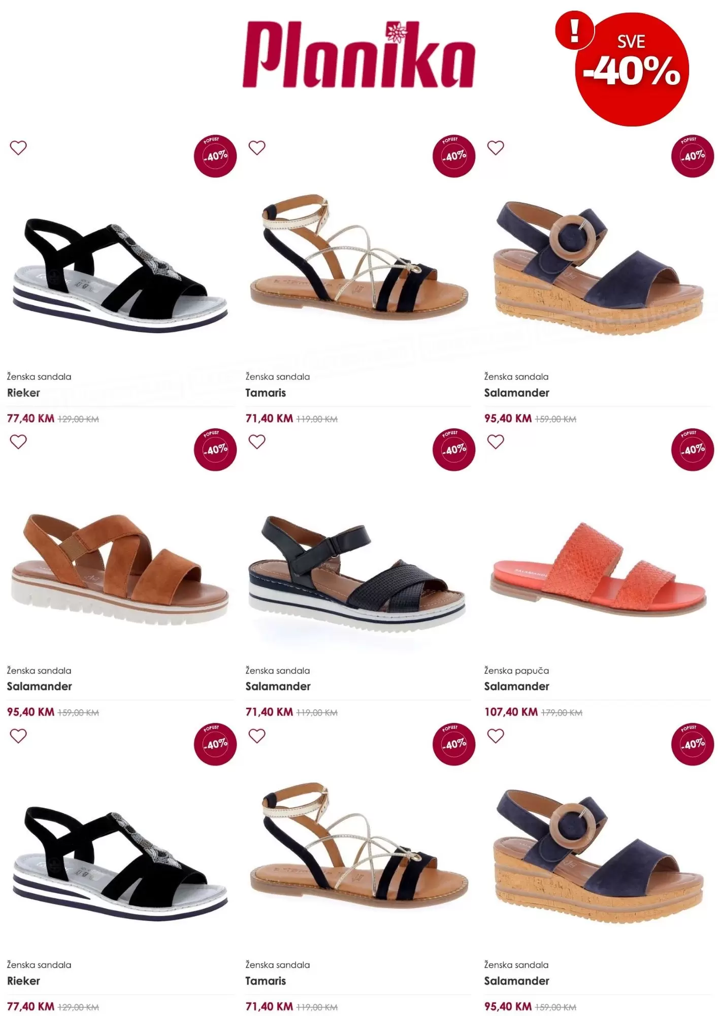 Planika BiH ⇢Donosimo 27 modela SNIŽENIH 50%