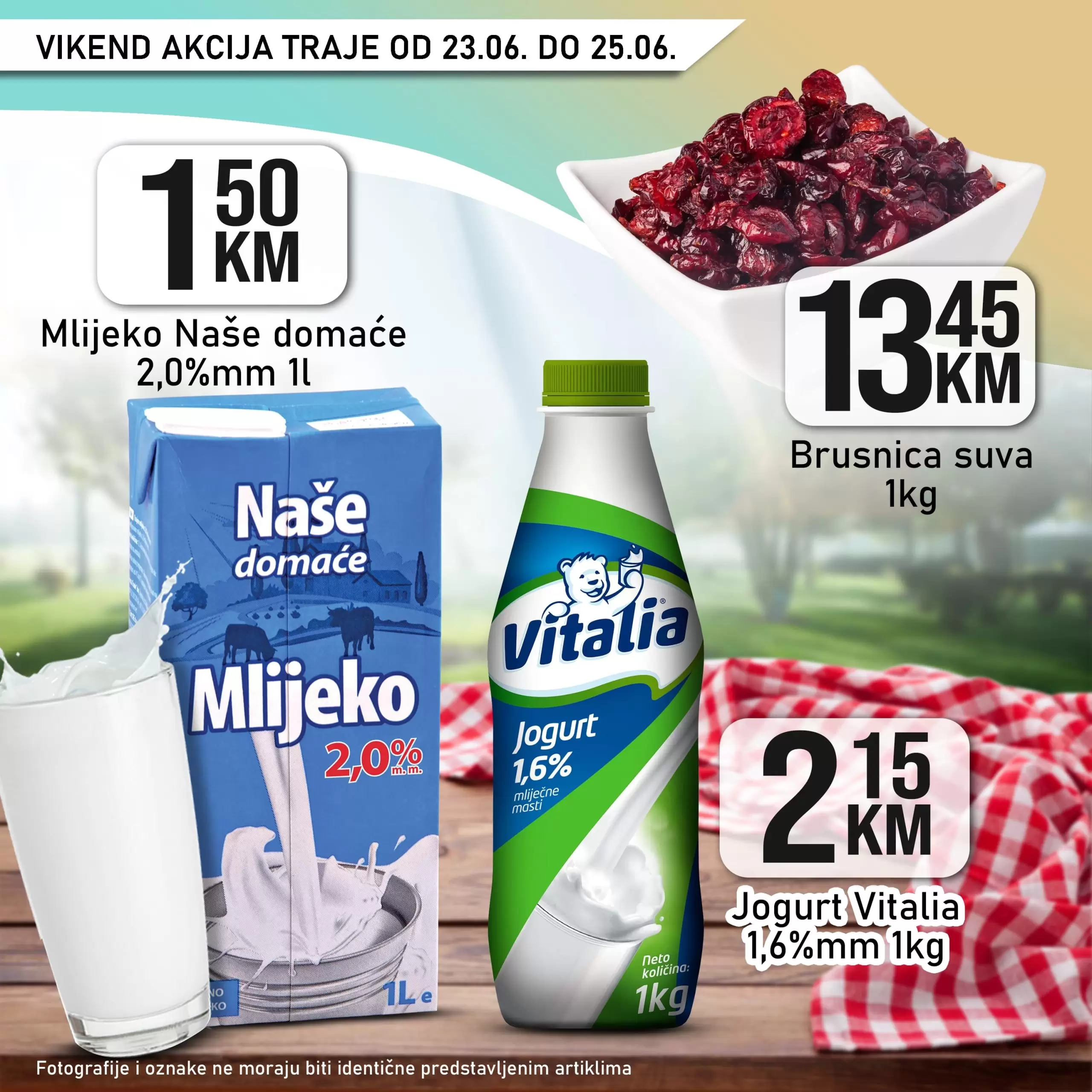 Kort vikend akcija 23-25.6.2023.