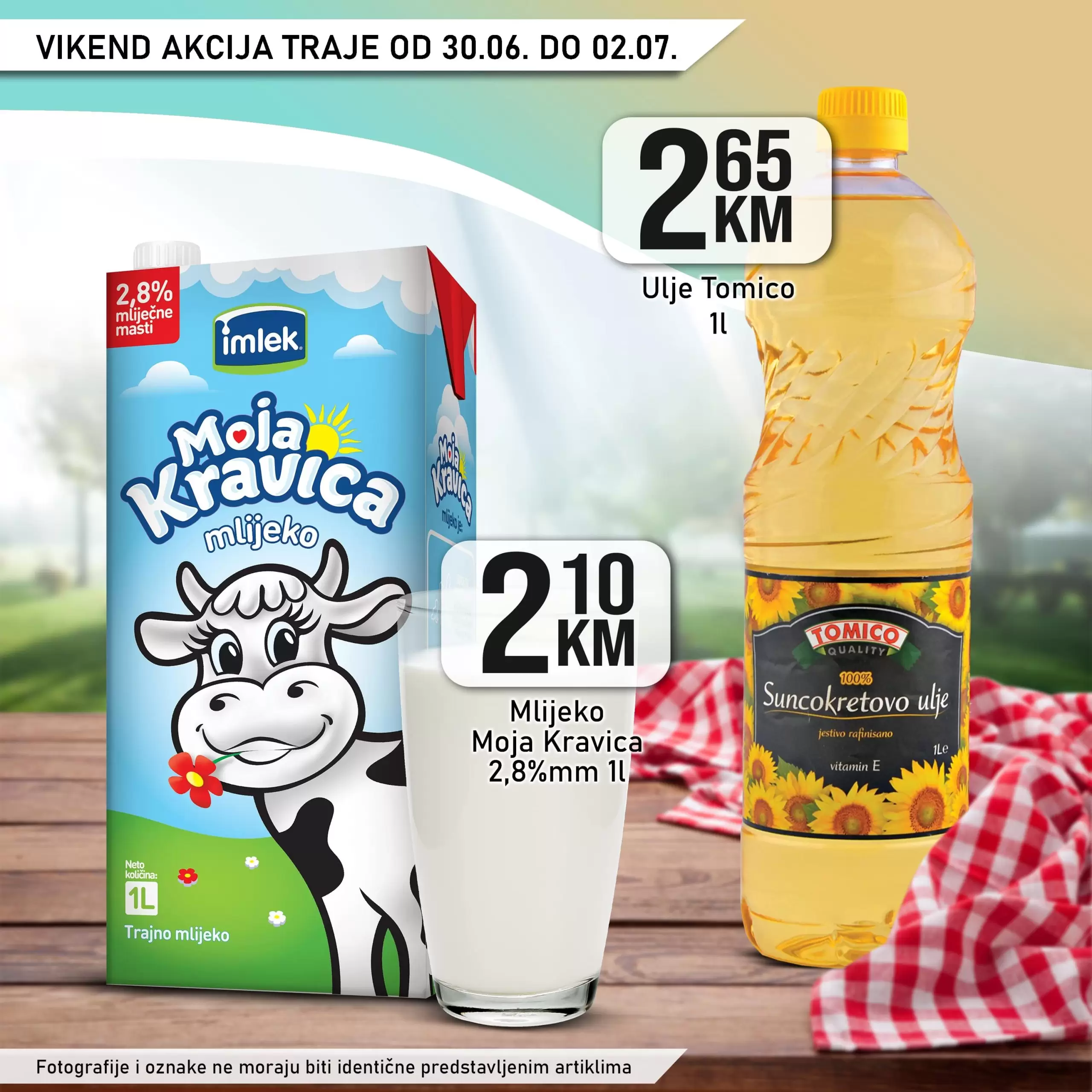 Kort vikend akcija 30.6-2.7.2023.  