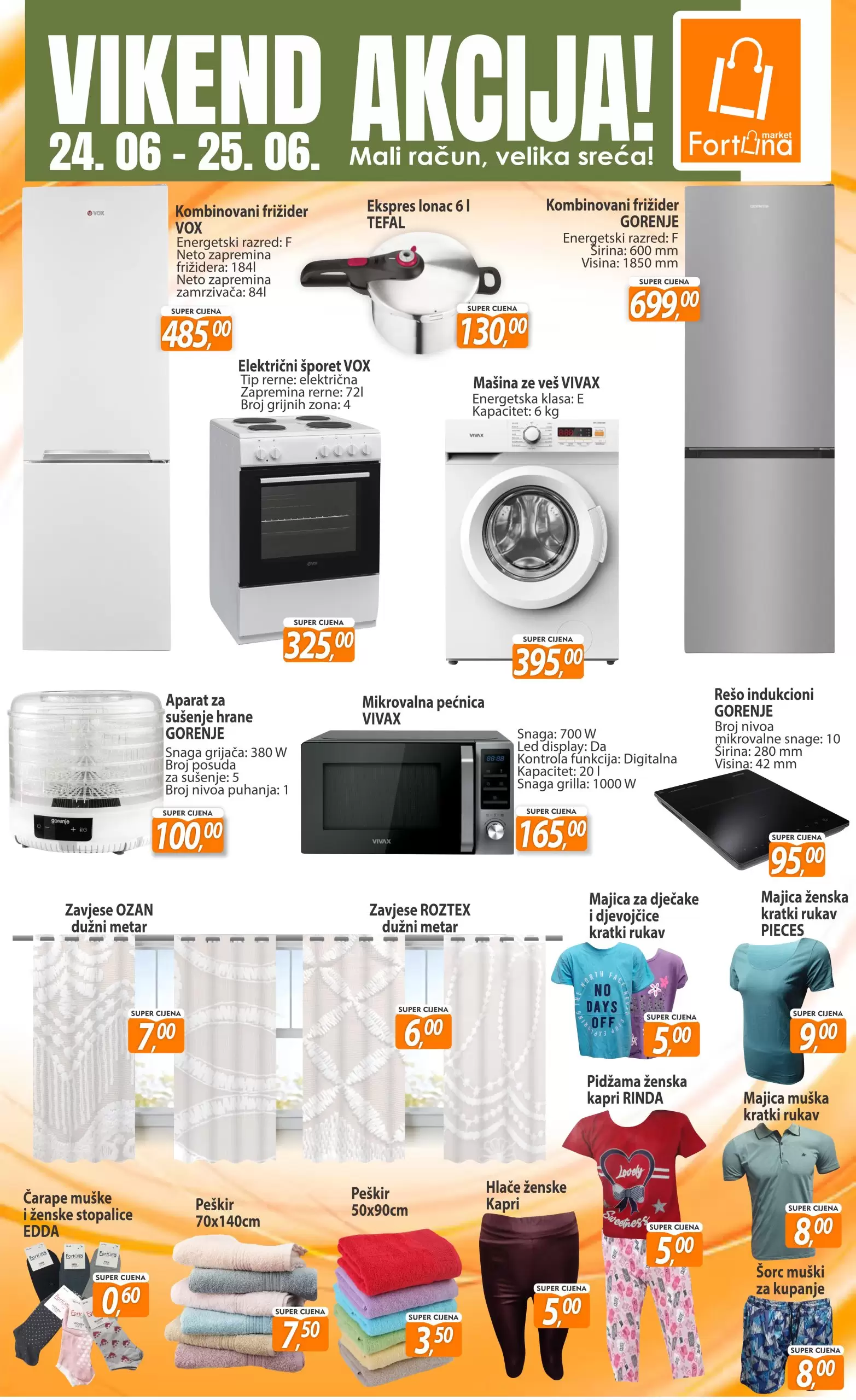 Fortuna vikend akcija 24-25.6.2023.
