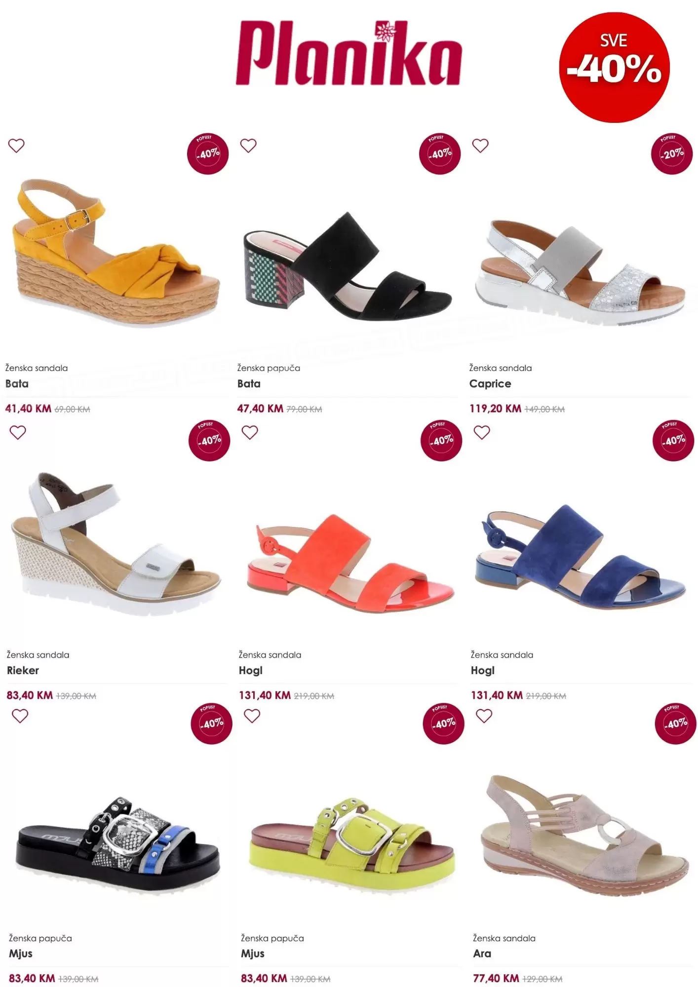 Planika BiH ⇢Donosimo 27 modela SNIŽENIH 50%