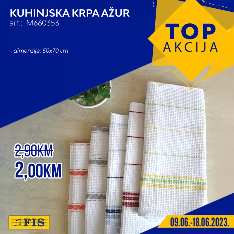 Fis TOP AKCIJA za TOP artikal 9-18.6.2023.
