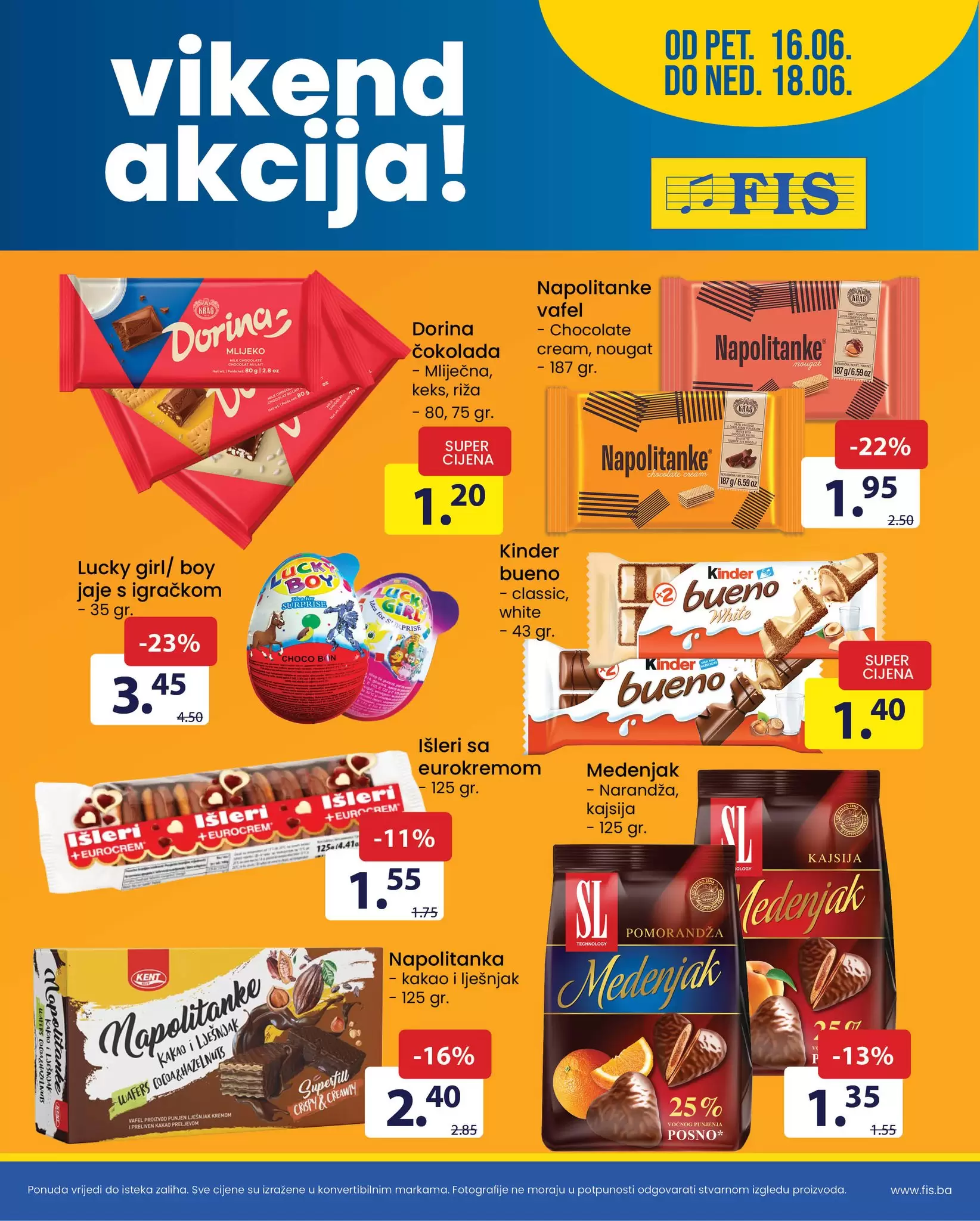 Fis vikend akcija 16-18.6.2023.