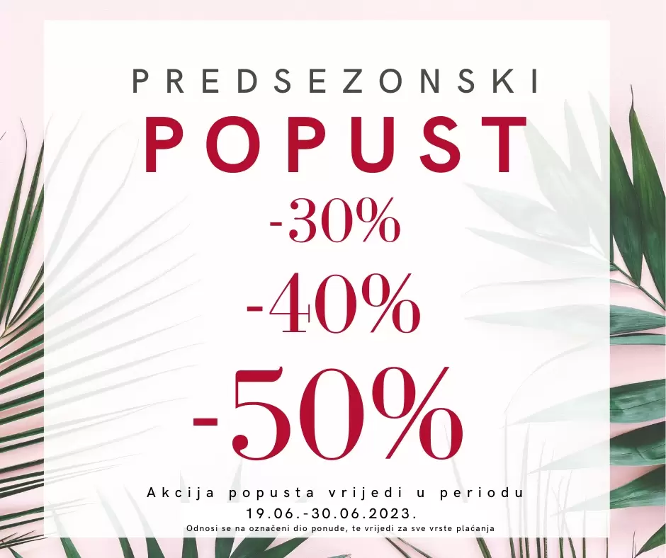 Planika PREDSEZONSKO SNIŽENJE 19-30.6.2023.