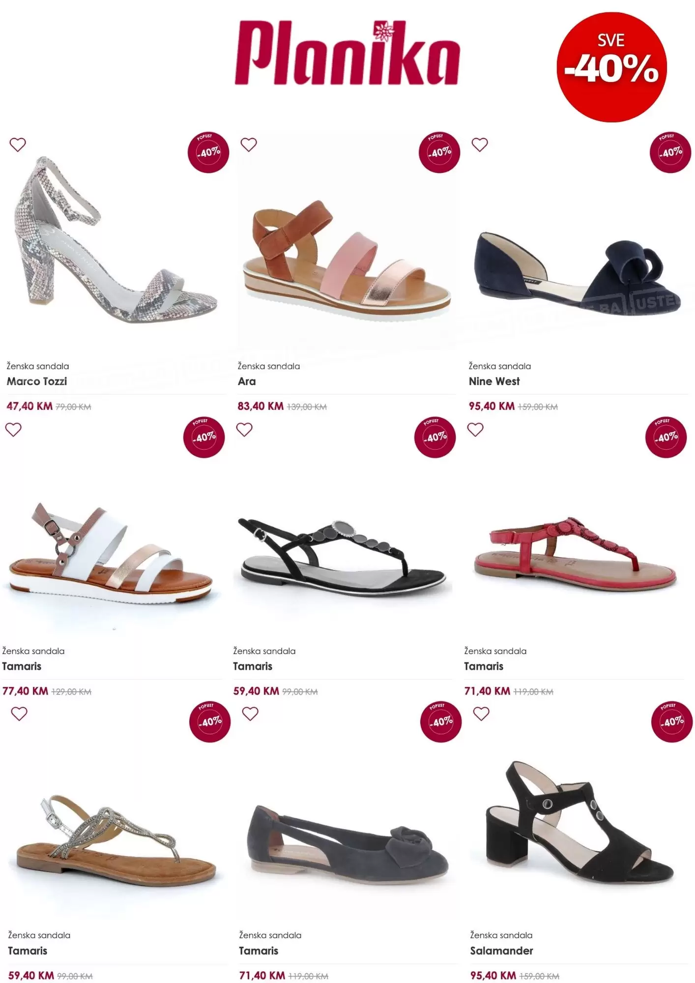 Planika BiH ⇢Donosimo 27 modela SNIŽENIH 50%