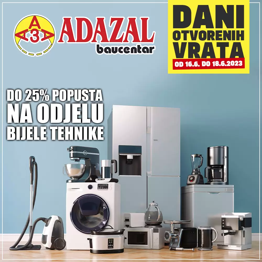 Adazal ⇢Dani otvorenih vrata ⇢SNIŽENJE do 50%