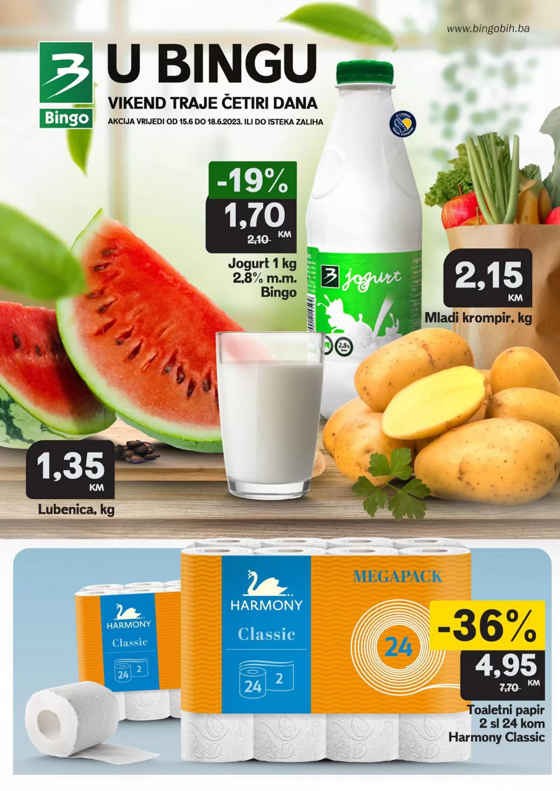 Bingo vikend akcija 15-18.6.2023.