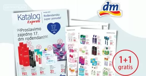 dm Katalog 1+1 GRATIS 21.6-4.7.2023.