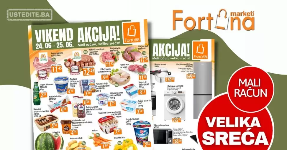Fortuna vikend akcija 24-25.6.2023.