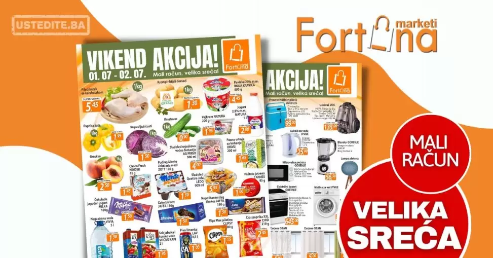 Fortuna vikend akcija 1-2.7.2023.