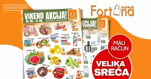 Fortuna vikend akcija 10-11.6.2023.