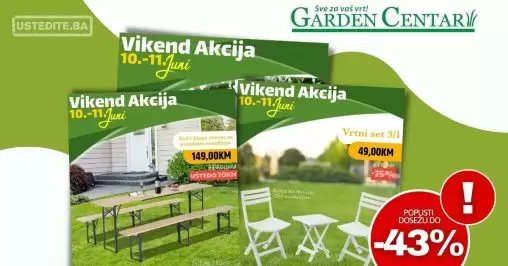 Garden Centar vikend akcija10-11.6.2023.