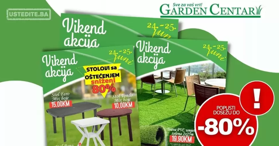 Garden Centar vikend akcija 24-25.6.2023.