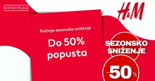 H&M SNIŽENJE do 50%