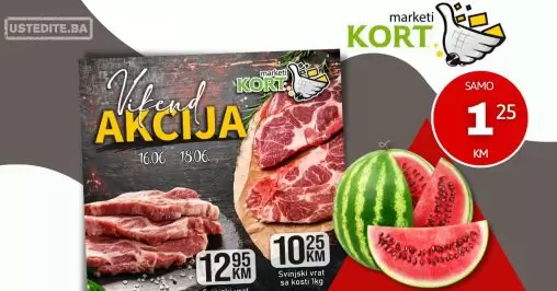 Kort vikend akcija 16-18.6.2023.