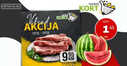 Kort vikend akcija 2-4.6.2023.