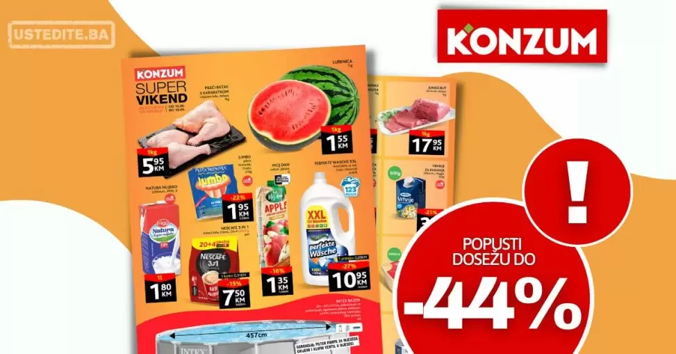 Konzum vikend akcija 15-18.6.2023.