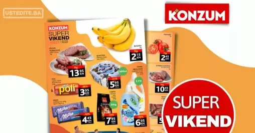 Konzum vikend akcija 29.6-2.7.2023.