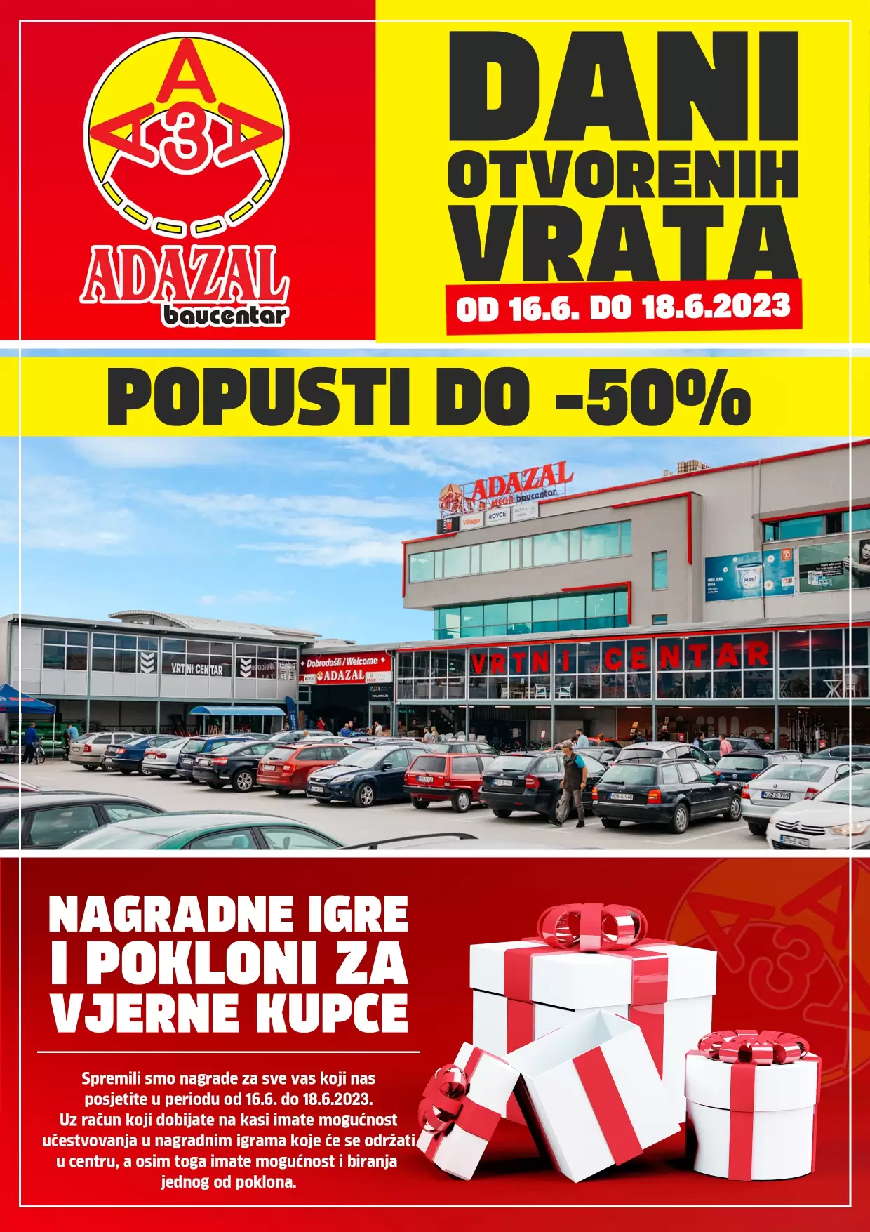 Adazal ⇢Dani otvorenih vrata  ⇢SNIŽENJE do 50%