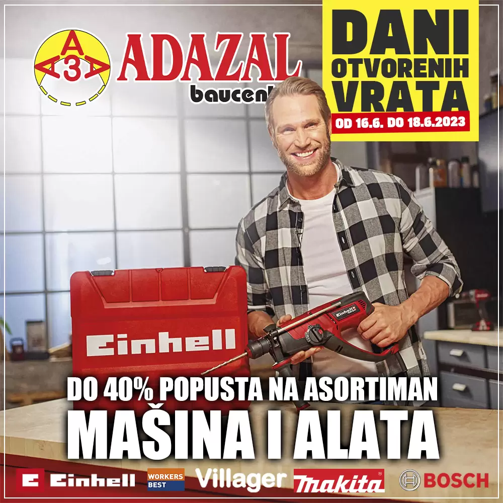 Adazal ⇢Dani otvorenih vrata ⇢SNIŽENJE do 50%