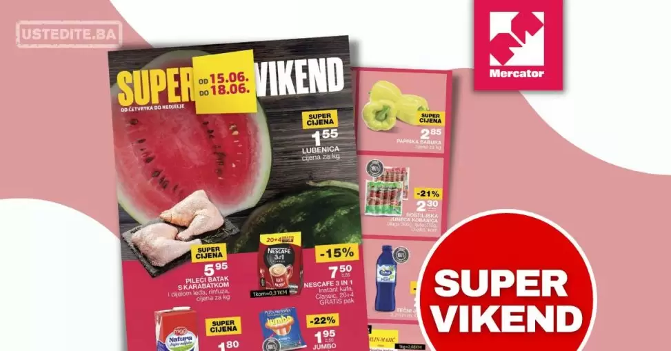 Mercator vikend akcija 15-18.6.2023.