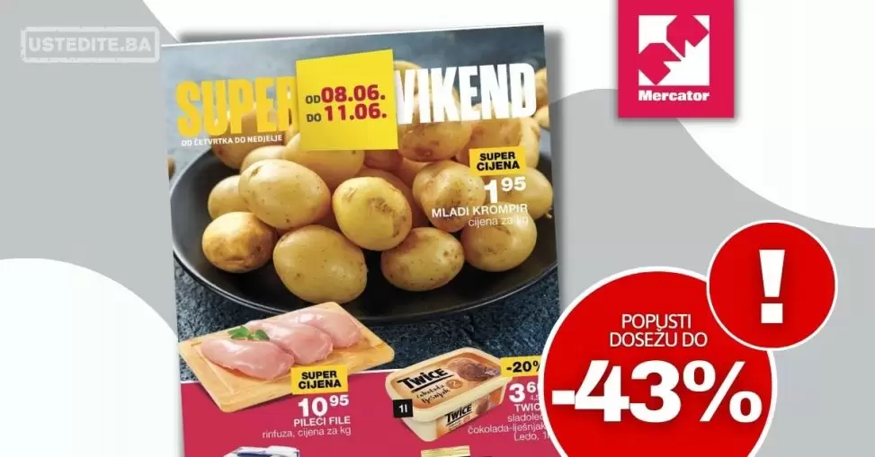 Mercator vikend akcija 8-11.6.2023.