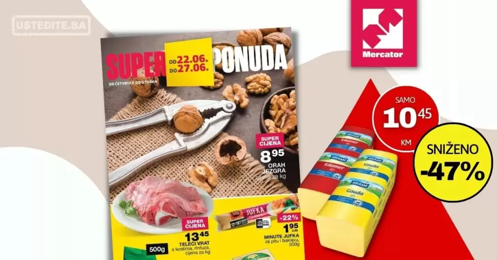 Mercator vikend akcija 22-27.6.2023.