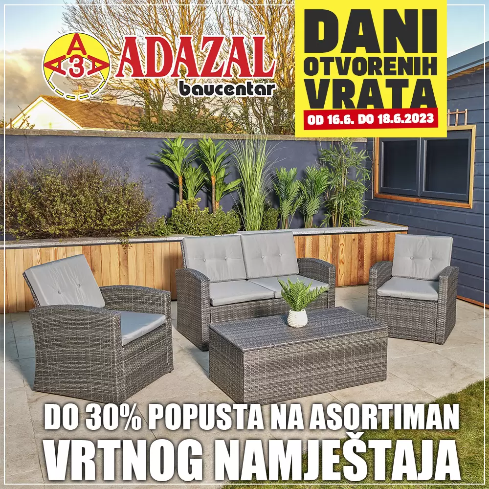 Adazal ⇢Dani otvorenih vrata ⇢SNIŽENJE do 50%