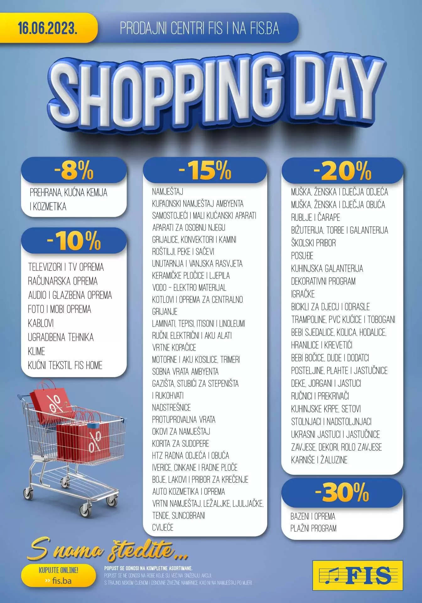 Fis SHOPPING DAYS 16.6.2023.