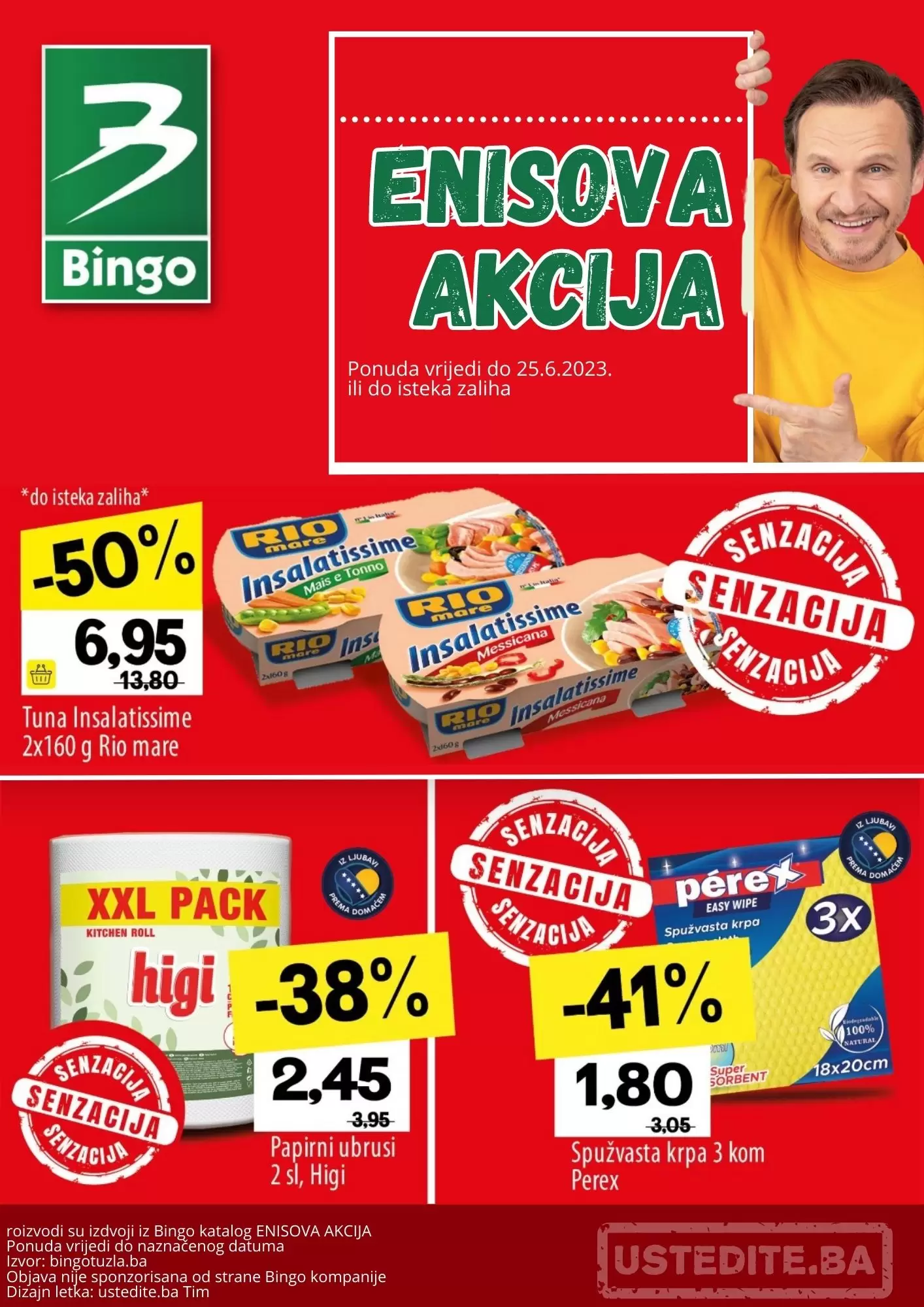 Bingo SENZACIJA do 25.6.2023. 