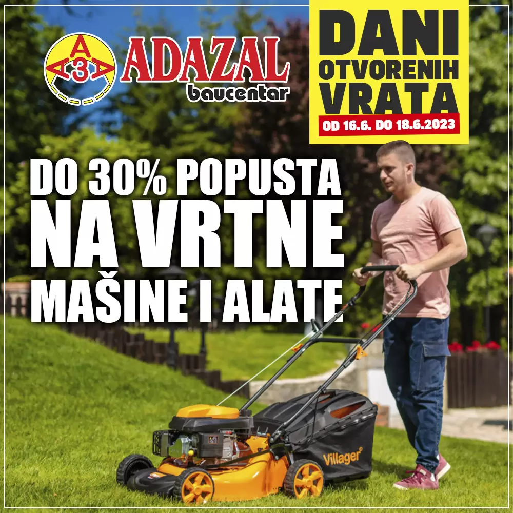 Adazal ⇢Dani otvorenih vrata ⇢SNIŽENJE do 50%